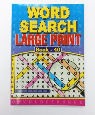 Word Search Large Print