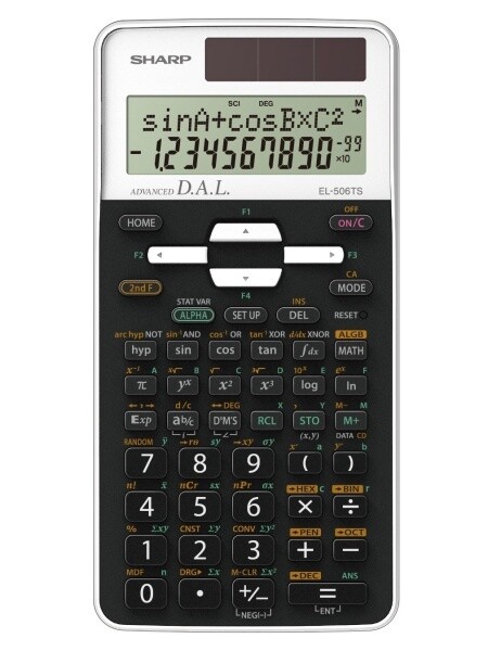 Scientific Calculator - Sharp EL -506TS-WH (470 Functions)