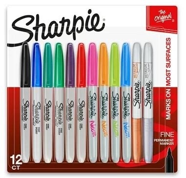 Sharpie Permanent Markers 12pcs