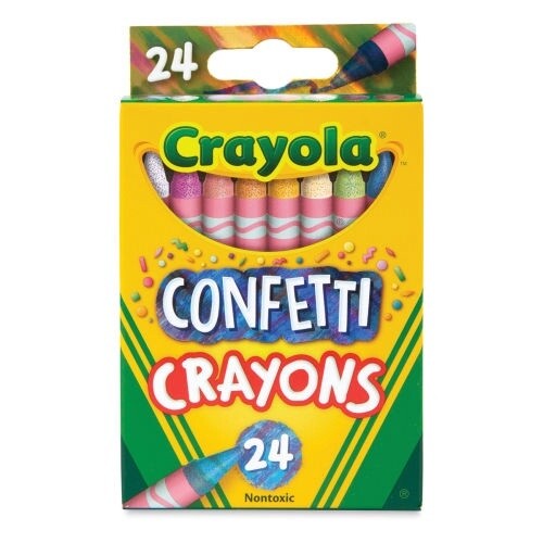 Crayola Confetti Crayons 24's
