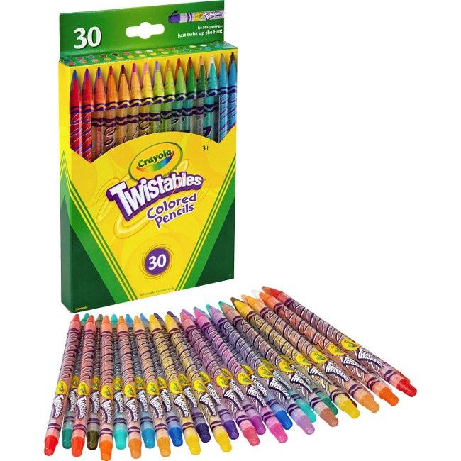 Crayola Twistable Colour Pencils 30's