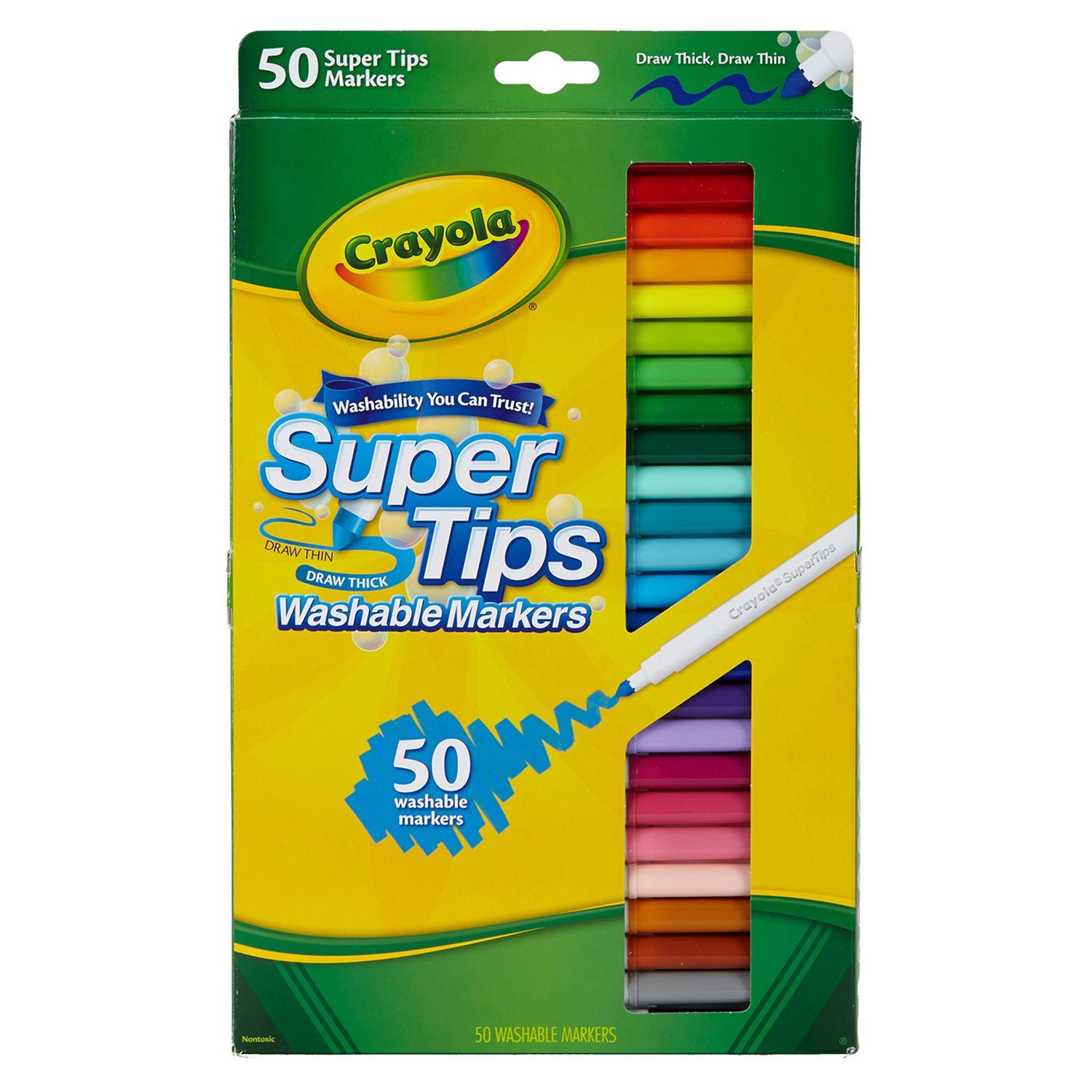 Crayola Super Tips Washable Markers 50pcs Crayola Super Tips Washable Markers 50pcs