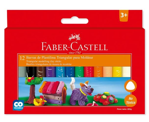 Plasticine 12's (Faber Castell)
