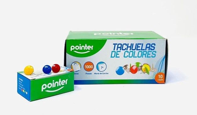 Thumb Tacks- Coloured (100pcs)