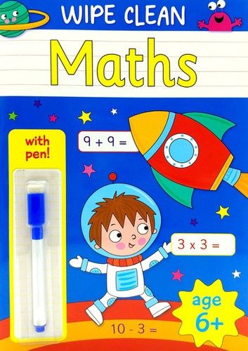 Wipe Clean Maths Book 3 - Age 6+