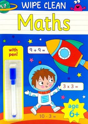 Wipe Clean Maths Book 3 - Age 6+