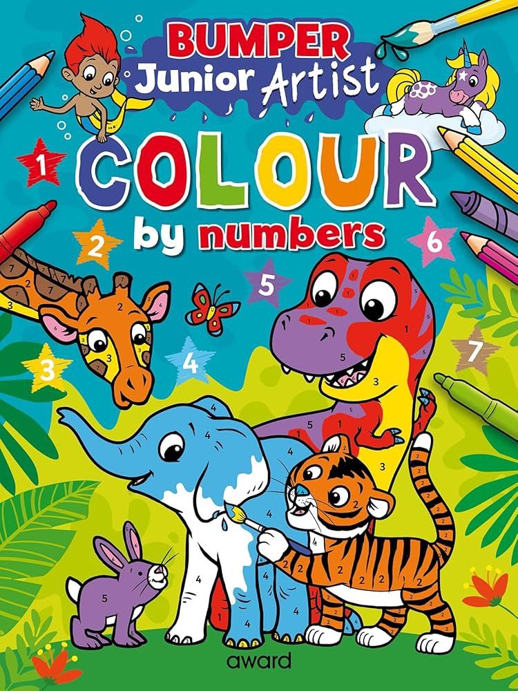 Bumper Junior Artist- Colour By Numbers Bumper Junior Artist- Colour By Numbers