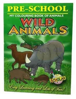 Pre-School My Colouring Book of Wild Animals