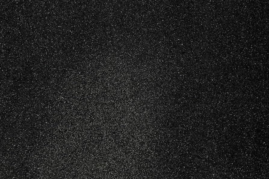 Glitter Foam Sheet Black-  (19" X 27")