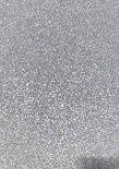 Glitter Foam Sheet Silver-  (19" X 27")