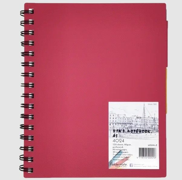 Notebook-Foldermate A5 (3 in 1) Notebook-Foldermate A5 (3 in 1)