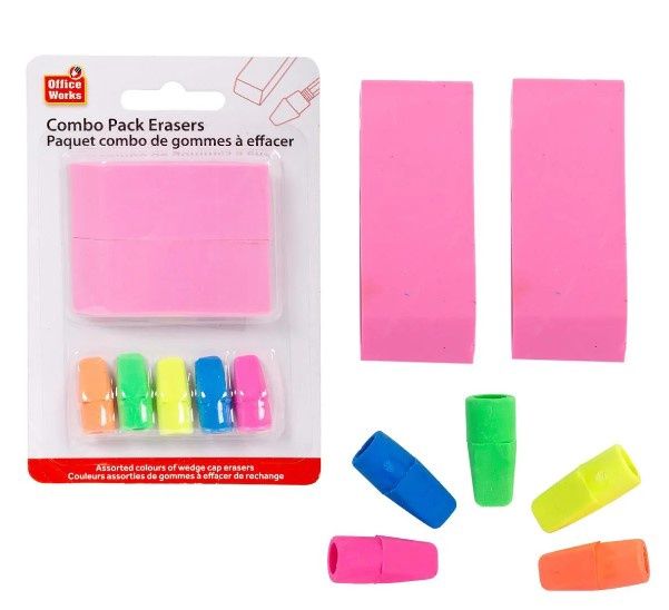 Combo Pack Erasers
