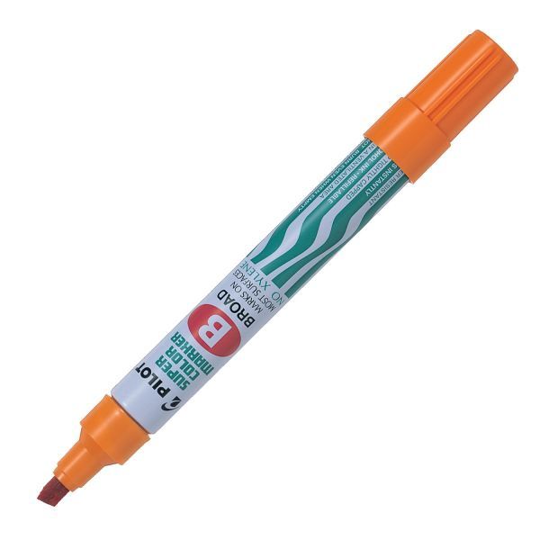Chisel Tip Permanent Marker - Orange