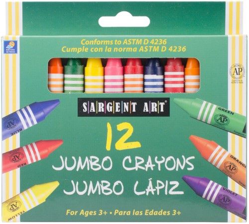 Crayons Jumbo 12's (Sargent) Crayons Jumbo 12's (Sargent)