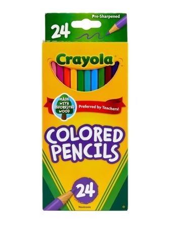 Crayola Coloured Pencils 24's