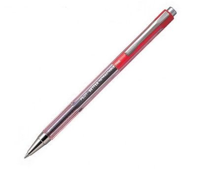 Pilot Retractable Red Medium