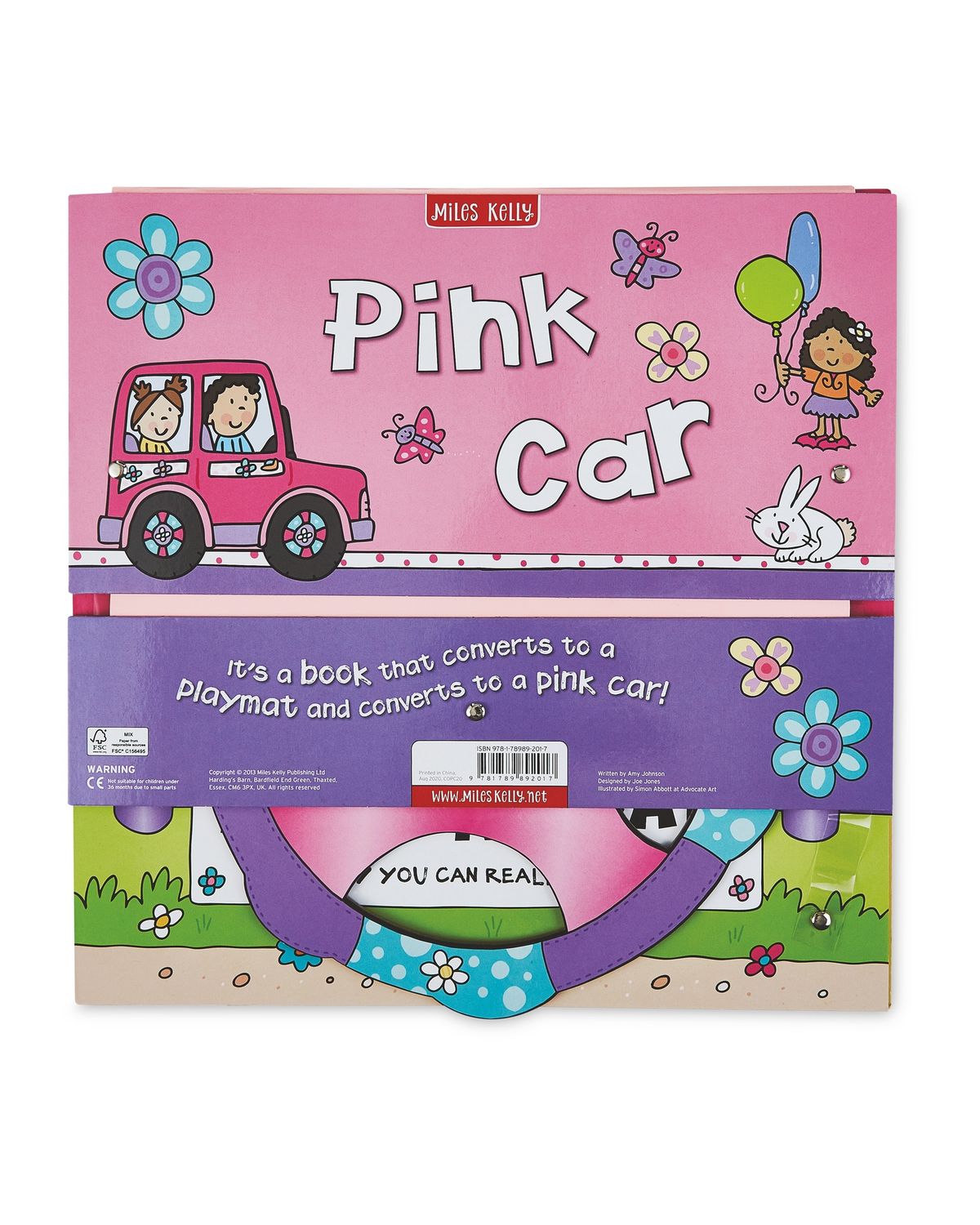 Convertible Pink Car