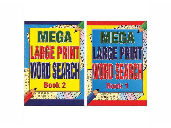 Mega Large Print Word Search