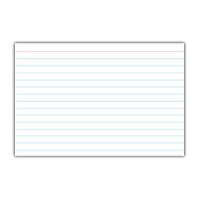 Index Cards White ( 4" X 6" )