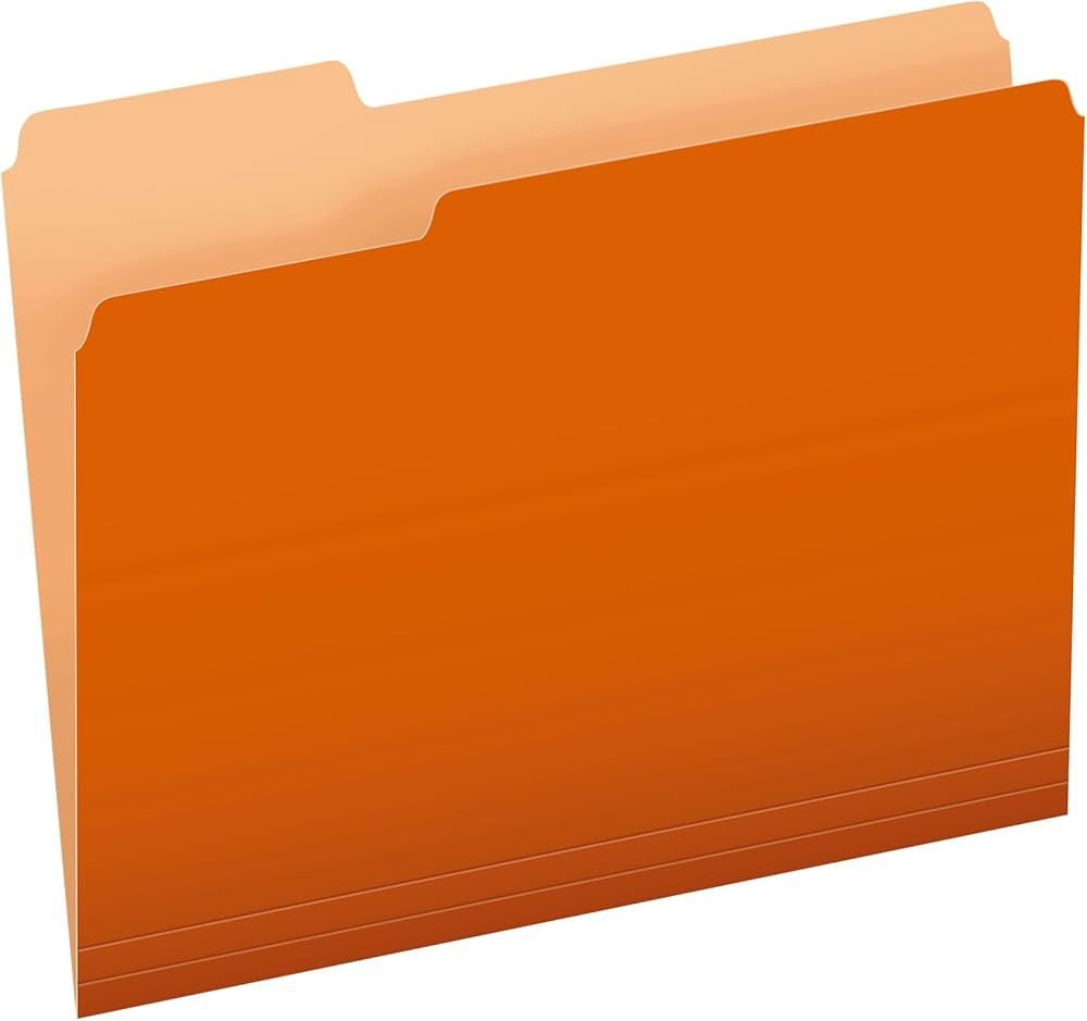 Manilla Folder Letter- Orange