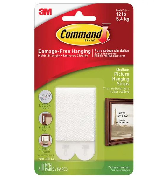 Command Picture Hanging Hooks 12lb