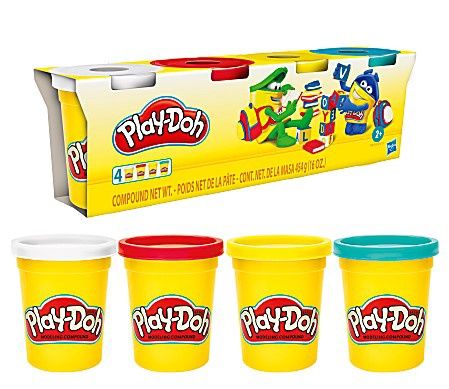Playdoh 4pc- 4oz