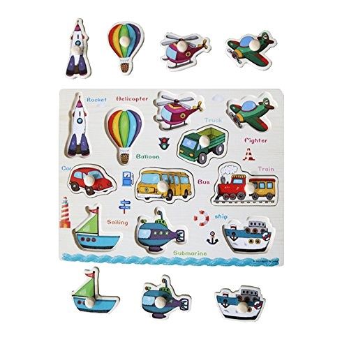 Wooden Puzzle - Transportation