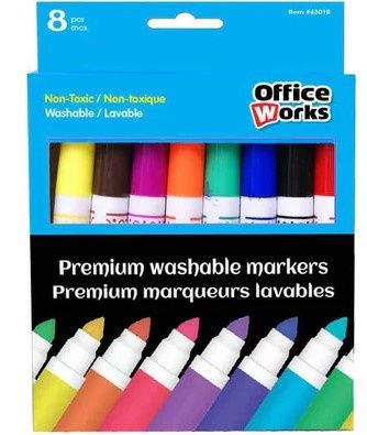 Premium Washable Markers 8pc Premium Washable Markers 8pc