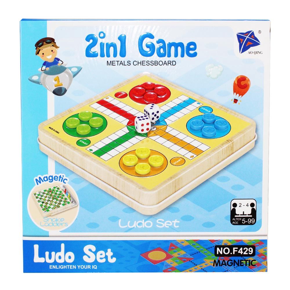 Ludo Set- Metal board