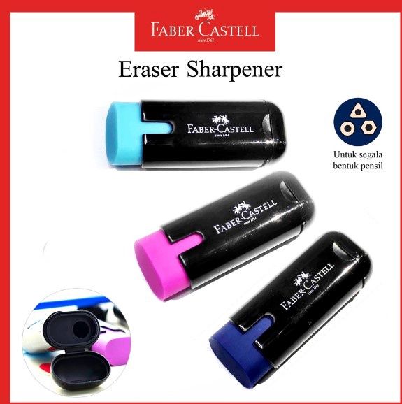 Faber Castell- Sharpener and Eraser (2 in 1)