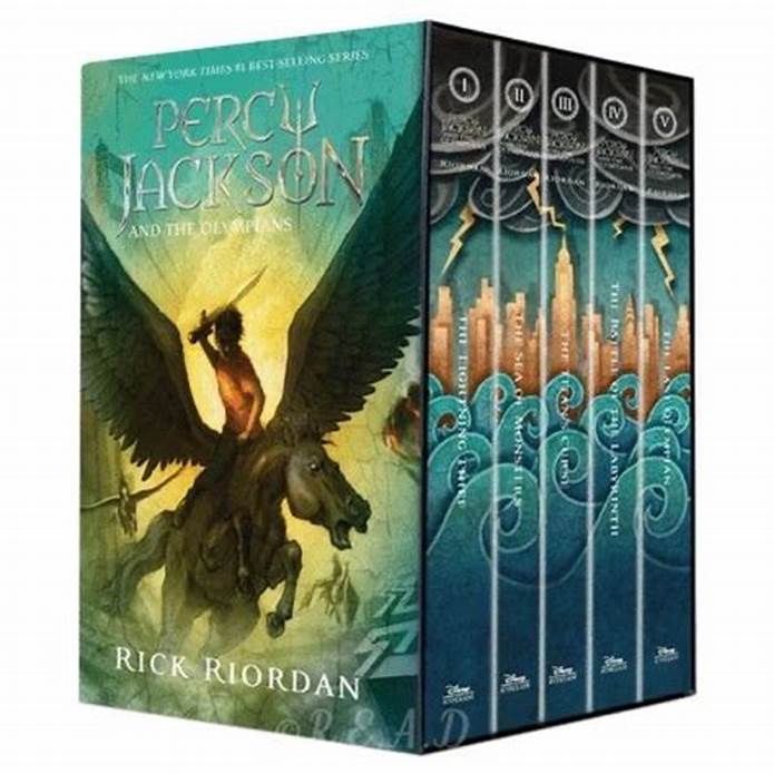 Percy Jackson and the Olympians- 5 Book Box Set- Rick Riordan