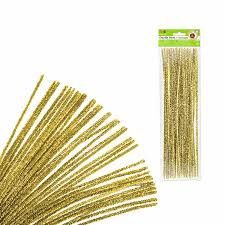 Chenille Stems- Gold 35pcs
