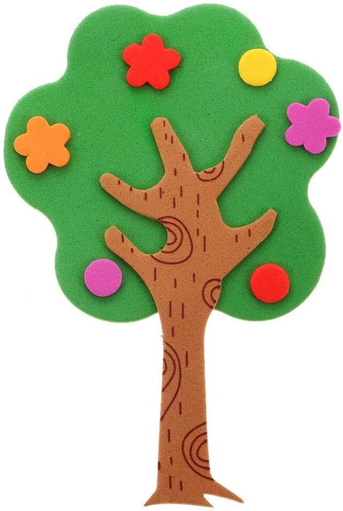 Foam Shaped Stickers- Trees
