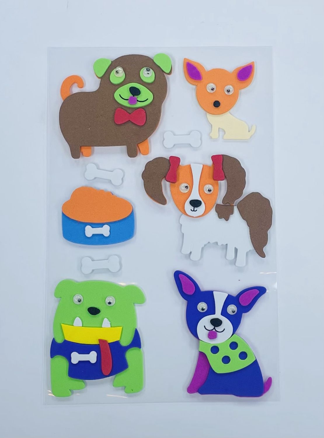 Foam Shaped Stickers- 3D Pet