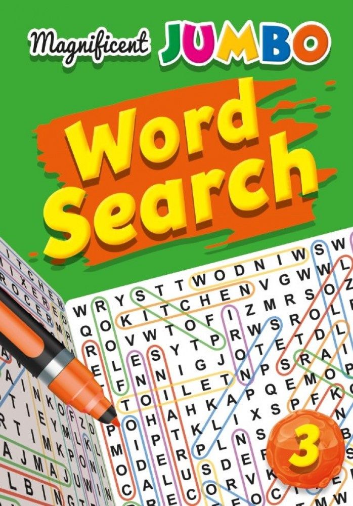 Magnificent Jumbo Word Search- Book 3