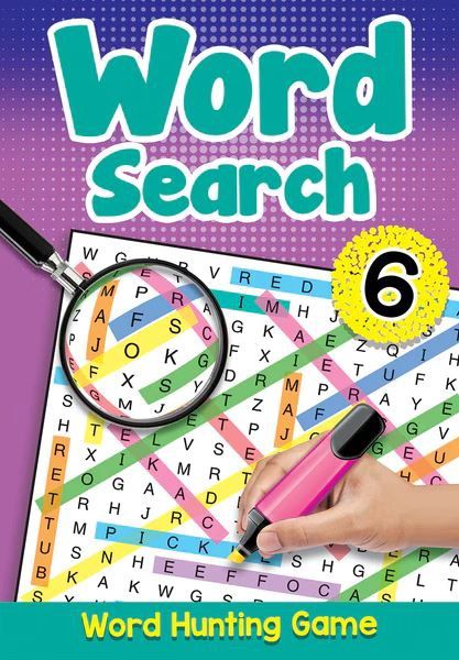 Word Hunting Game Word Search- Book 6