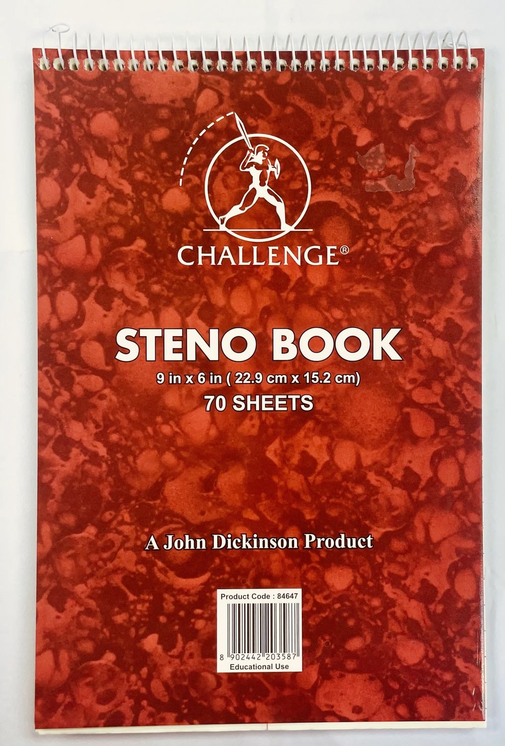 Steno Pad- 70 Sheets (9" X 6")