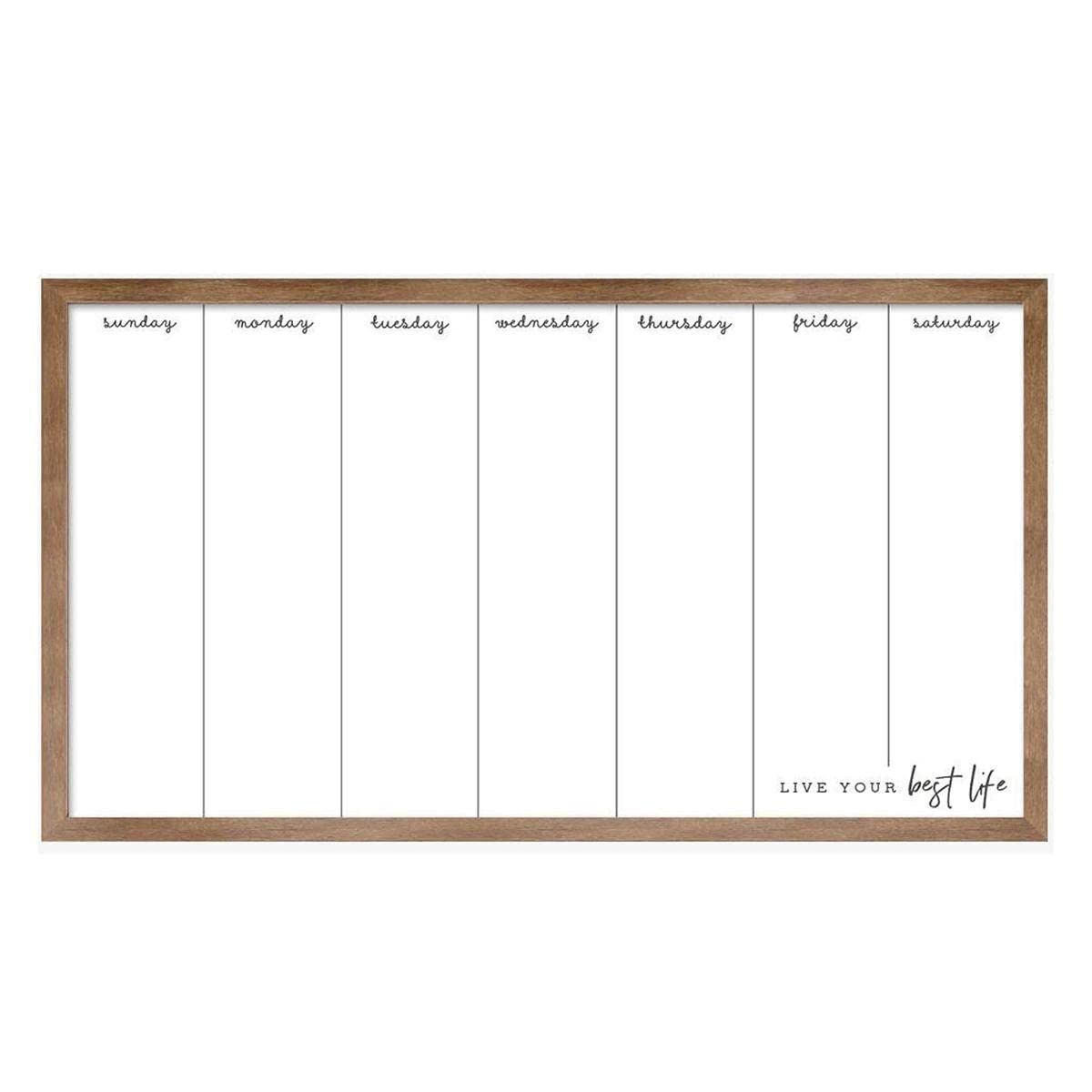 Weekly Dry Erase Planner