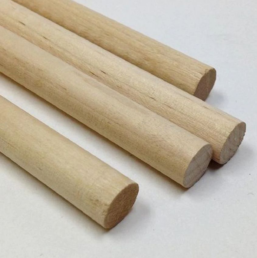 Dowel Sticks- 4pcs (300mm X 12mm)