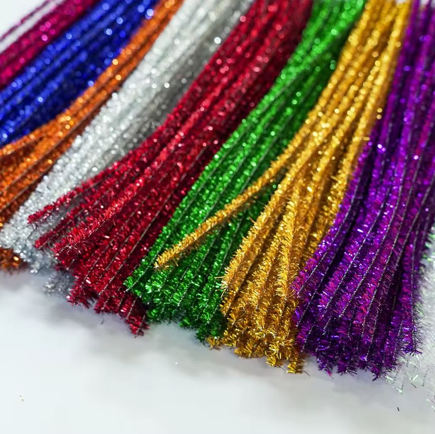 Metallic Chenille Stems 30pc