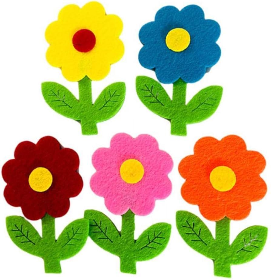 Felt Shaped Stickers-  Assorted