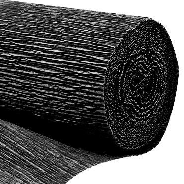 Crepe Paper- Black