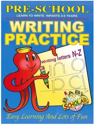 Pre-School Learn to Write Infant 3-5 Years Writing Practice N-Z