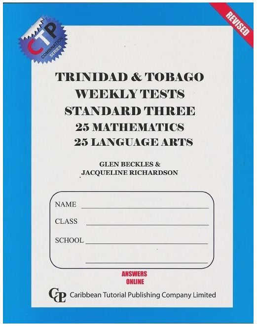 Trinidad and Tobago Weekly Tests Standard Three