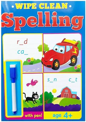 Wipe Clean Spelling Book 2- Age 4+