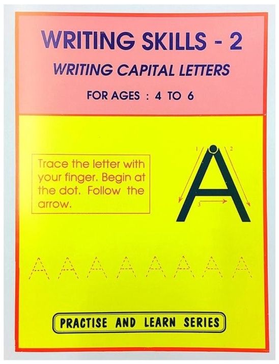 Writing Skills 2- Capital Letters for ages 3 to 6 Writing Practice and Learn Series