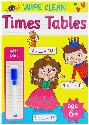Wipe Clean Times Tables Book 4 - Age 6+