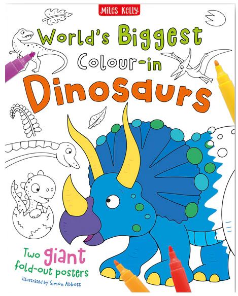World's Biggest Colour-in Dinosaurs