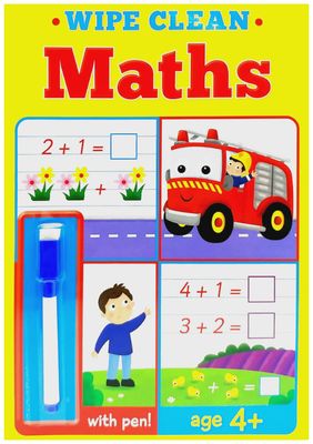 Wipe Clean Maths Book 1- Age 4+