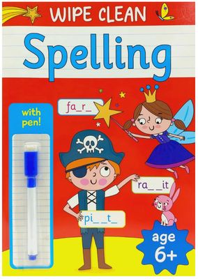 Wipe Clean Spelling Book 2- Age 6+